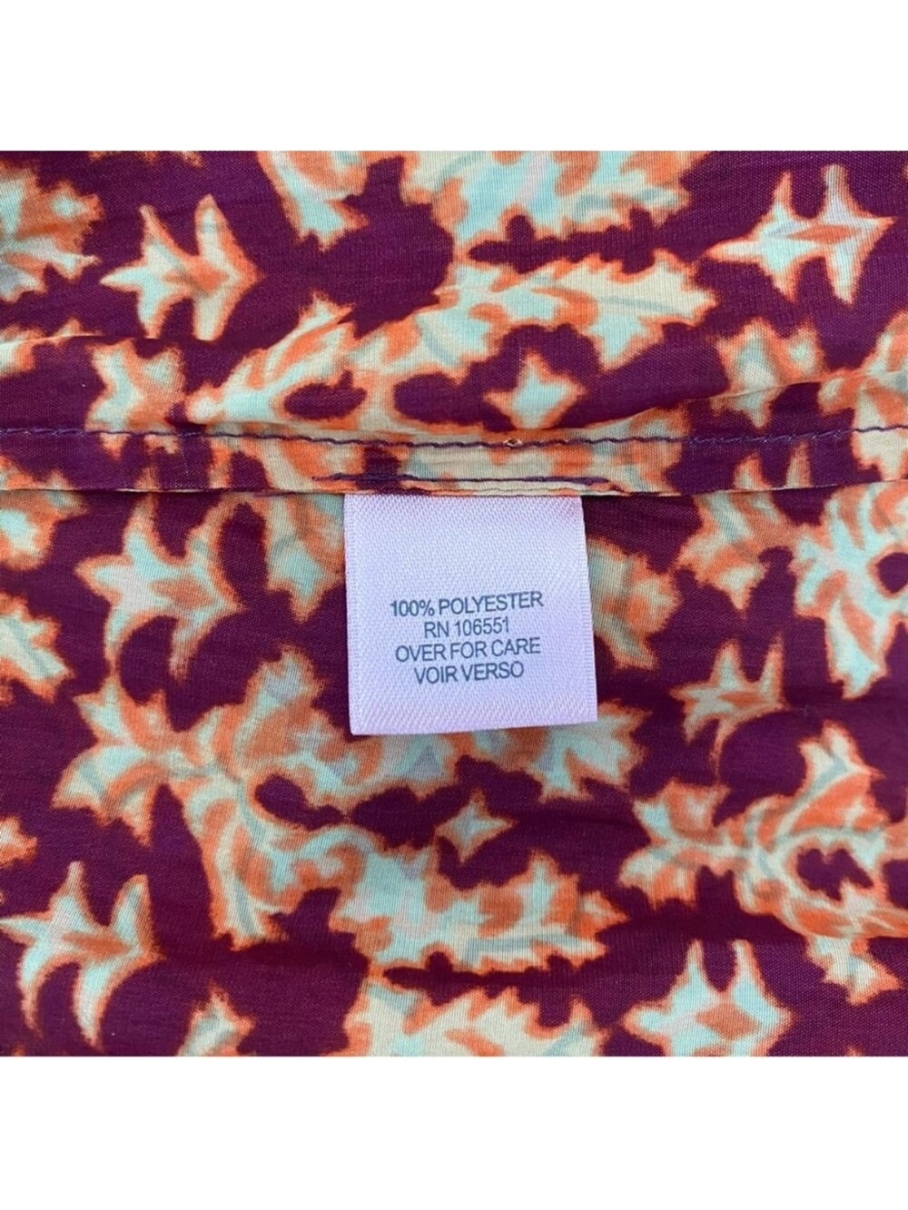Calypso St. Barth Ardelle NWTS Maxi Ruffle Dress Purple Rust Batik Print small - Picture 10 of 12
